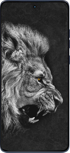 Силиконовый чехол Лев для Motorola Edge 60 Fusion 5G - 1080u-4021 изображение 