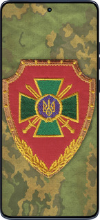 Силиконовый чехол Пограничная служба Украины для Motorola Edge 60 Fusion 5G - 1091u-4021 изображение 