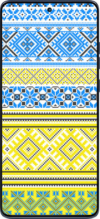 Силиконовый чехол Вышиванка 40 для Motorola Edge 60 Fusion 5G - 1174u-4021 изображение 