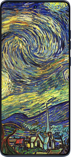 Силиконовый чехол Винсент Ван Гог. Звёздная ночь для Motorola Edge 60 Fusion 5G - 163u-4021 изображение 