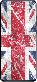 Силиконовый чехол Флаг Великобритании 1 для Motorola Edge 60 Fusion 5G - 386u-4021 изображение 