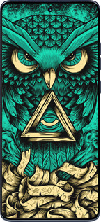 Силиконовый чехол Сова Арт-тату для Motorola Edge 60 Fusion 5G - 3971u-4021 изображение 