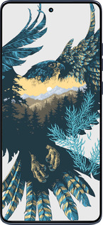 Силіконовий чехол Арт-орел на фоні природи для Motorola Edge 60 Fusion 5G - 3983u-4021 изображение 