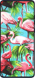 Силиконовый чехол Tropical background для Motorola Edge 60 Fusion 5G - 4016u-4021 изображение 