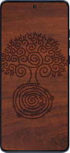 Силиконовый чехол Узор дерева для Motorola Edge 60 Fusion 5G - 4119u-4021 изображение 