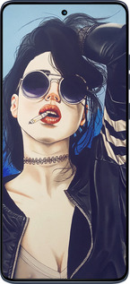 Силиконовый чехол Девушка на стиле для Motorola Edge 60 Fusion 5G - 4151u-4021 изображение 