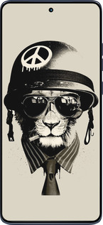 Силиконовый чехол tattoo soldier для Motorola Edge 60 Fusion 5G - 4165u-4021 изображение 