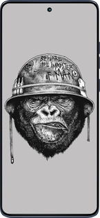 Силиконовый чехол military monkey для Motorola Edge 60 Fusion 5G - 4177u-4021 изображение 