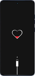 Силиконовый чехол Подзарядка сердца для Motorola Edge 60 Fusion 5G - 4274u-4021 изображение 