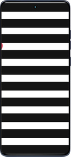 Силиконовый чехол Черно-белые полосы для Motorola Edge 60 Fusion 5G - 4461u-4021 изображение 