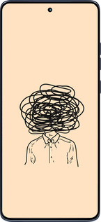 Силиконовый чехол Мысли для Motorola Edge 60 Fusion 5G - 4568u-4021 изображение 