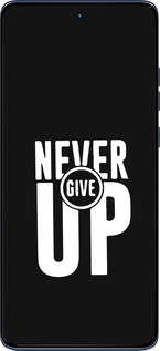 Силиконовый чехол Никогда не сдавайся для Motorola Edge 60 Fusion 5G - 4572u-4021 изображение 