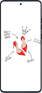 Силіконовий чехол Жінка для Motorola Edge 60 Fusion 5G - 4599u-4021 изображение 