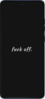 Силиконовый чехол Fuck off для Motorola Edge 60 Fusion 5G - 4731u-4021 изображение 