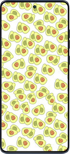 Силиконовый чехол Весёлые авокадо для Motorola Edge 60 Fusion 5G - 4799u-4021 изображение 