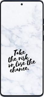 Силиконовый чехол Рискнуть или потерять шанс для Motorola Edge 60 Fusion 5G - 4866u-4021 изображение 