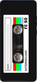 Силиконовый чехол Кассета с90 для Motorola Edge 60 Fusion 5G - 4894u-4021 изображение 