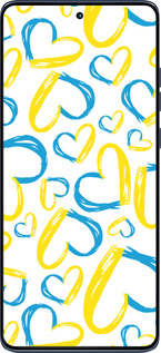 Силиконовый чехол Сердца UA для Motorola Edge 60 Fusion 5G - 5292u-4021 изображение 