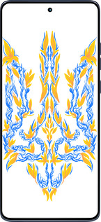 Силиконовый чехол Герб Украины v3 для Motorola Edge 60 Fusion 5G - 5313u-4021 изображение 