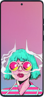 Силиконовый чехол Поп арт девушка для Motorola Edge 60 Fusion 5G - 5378u-4021 изображение 