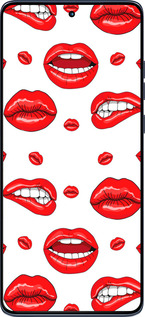 Силиконовый чехол Губы v3 для Motorola Edge 60 Fusion 5G - 5477u-4021 изображение 