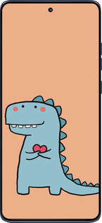 Силіконовий чехол Дракон для нього для Motorola Edge 60 Fusion 5G - 5525u-4021 изображение 