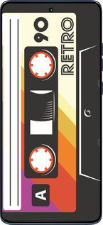 Силиконовый чехол Кассета с90 v4 для Motorola Edge 60 Fusion 5G - 5532u-4021 изображение 