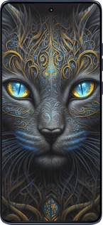 Силиконовый чехол Кошка для Motorola Edge 60 Fusion 5G - 5548u-4021 изображение 