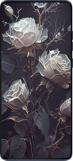 Силиконовый чехол Розы 2 для Motorola Edge 60 Fusion 5G - 5550u-4021 изображение 