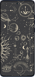 Силіконовий чехол Фаза місяця для Motorola Edge 60 Fusion 5G - 5605u-4021 изображение 