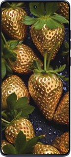 Силиконовый чехол Золотая клубника для Motorola Edge 60 Fusion 5G - 5637u-4021 изображение 