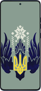 Силіконовий чехол Тризуб із крилами для Motorola Edge 60 Fusion 5G - 5640u-4021 изображение 