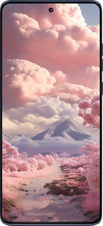 Силіконовий чехол Рожеві хмари для Motorola Edge 60 Fusion 5G - 5660u-4021 изображение 