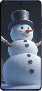 Силиконовый чехол Снеговик для Motorola Edge 60 Fusion 5G - 5826u-4021 изображение 