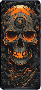 Силіконовий чехол Череп для Motorola Edge 60 Fusion 5G - 5952u-4021 изображение 