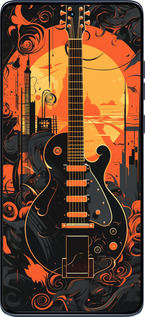Силиконовый чехол Гитара для Motorola Edge 60 Fusion 5G - 5957u-4021 изображение 
