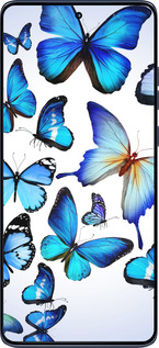 Силіконовий чехол Метелики для Motorola Edge 60 Fusion 5G - 6023u-4021 изображение 