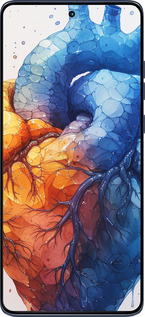 Силиконовый чехол Арт-сердце для Motorola Edge 60 Fusion 5G - 6034u-4021 изображение 