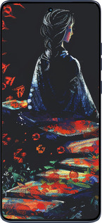 Силиконовый чехол Мечтательная девушка для Motorola Edge 60 Fusion 5G - 6042u-4021 изображение 