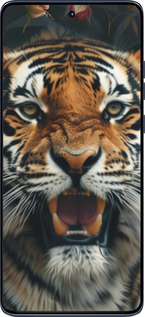 Силиконовый чехол Тигровое величие для Motorola Edge 60 Fusion 5G - 6080u-4021 изображение 