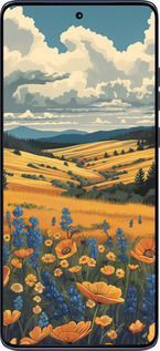Силиконовый чехол Украинское поле для Motorola Edge 60 Fusion 5G - 6082u-4021 изображение 
