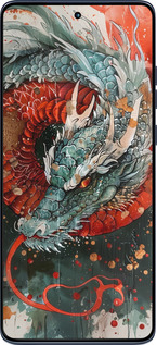 Силиконовый чехол Стихия огня для Motorola Edge 60 Fusion 5G - 6101u-4021 изображение 