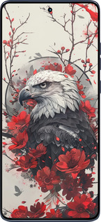 Силіконовий чехол Рубіновий орел для Motorola Edge 60 Fusion 5G - 6103u-4021 изображение 