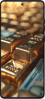 Силиконовый чехол Сияние золота для Motorola Edge 60 Fusion 5G - 6104u-4021 изображение 