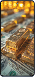 Силиконовый чехол Слитки и доллары для Motorola Edge 60 Fusion 5G - 6105u-4021 изображение 