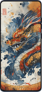 Силіконовий чехол Гнів дракона для Motorola Edge 60 Fusion 5G - 6112u-4021 изображение 