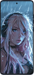 Силиконовый чехол Неоновый дождь для Motorola Edge 60 Fusion 5G - 6119u-4021 изображение 