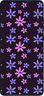 Силиконовый чехол с  цветами для Motorola Edge 60 Fusion 5G - 6258u-4021 изображение 