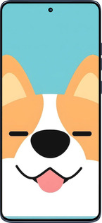 Силиконовый чехол Корги для Motorola Edge 60 Fusion 5G - 6280u-4021 изображение 