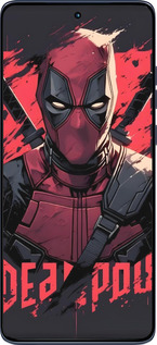 Силиконовый чехол Дедпул для Motorola Edge 60 Fusion 5G - 6293u-4021 изображение 